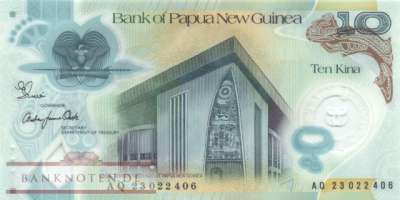 Papua Neuguinea - 10  Kina (#052b_UNC)