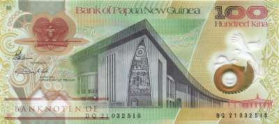 Papua New Guinea - 100  Kina (#055_UNC)