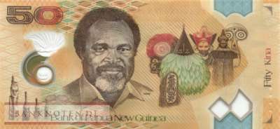 Papua New Guinea - 50  Kina - 50 Years Autonomy (#057_UNC)