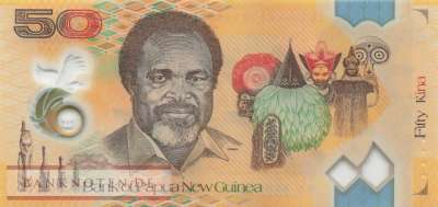 Papua Neuguinea - 50  Kina - 50 Years Independencee (#058_UNC)