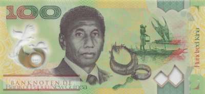 Papua Neuguinea - 100  Kina - Sir Julius Chan (#059_UNC)