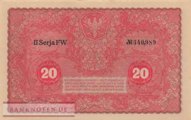 Poland - 20  Marek (#026-2_UNC)