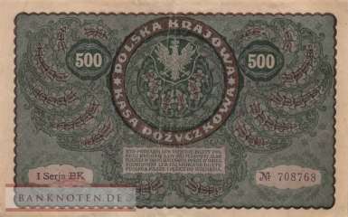 Polen - 500  Marek (#028-1_VF)