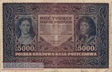 Polen - 5.000  Marek (#031_VG)