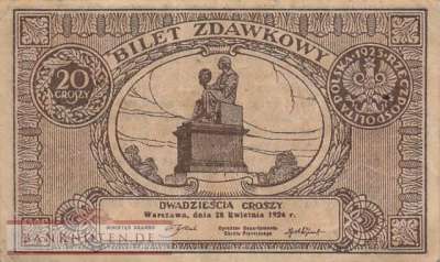 Polen - 20  Groszy (#045_F)