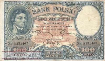 Poland - 100 Zlotych (#057_F)