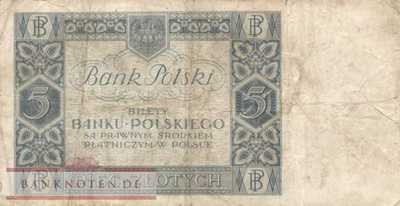 Poland - 5  Zlotych (#072_F)