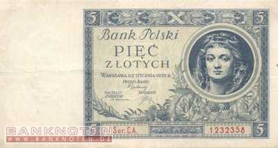 Poland - 5  Zlotych (#072_VF)