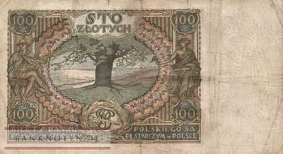 Poland - 100  Zlotych (#074a_F)
