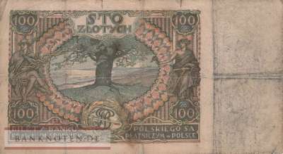 Poland - 100  Zlotych (#074a_G)