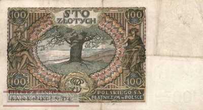 Poland - 100  Zlotych (#074a_VF)