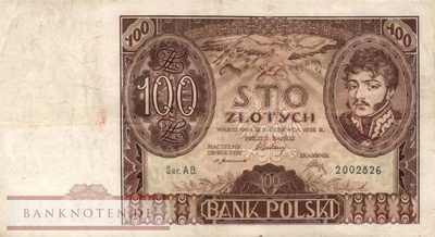 Polen - 100  Zlotych (#074a_VF)