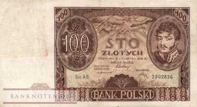 Poland - 100  Zlotych (#074a_VF)