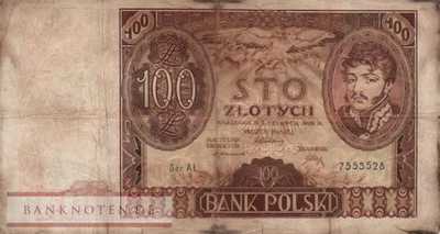Polen - 100  Zlotych (#074a_VG)