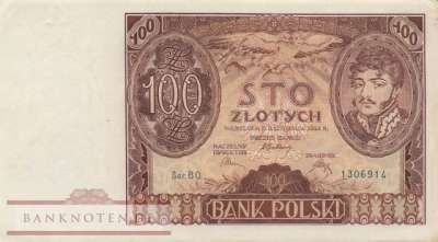 Polen - 100  Zlotych (#075a_XF)
