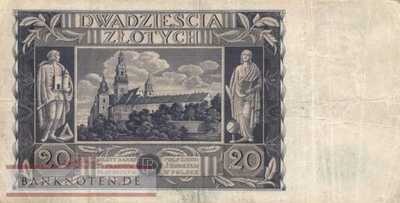 Poland - 20  Zlotych (#077_F)