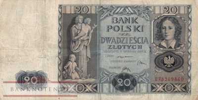 Poland - 20  Zlotych (#077_F)