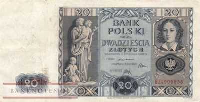 Poland - 20  Zlotych (#077_VF)