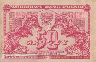 Polen - 50  Groszy (#104a_F)