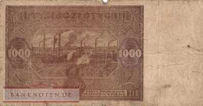 Polen - 1.000  Zlotych (#122-1_VG)