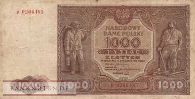 Poland - 1.000  Zlotych (#122_F)
