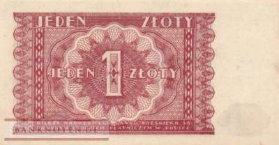 Polen - 1  Zloty (#123_AU)