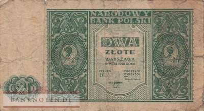 Poland - 2  Zlote (#124_VG)