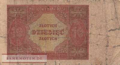 Polen - 10  Zlotych (#126_G)