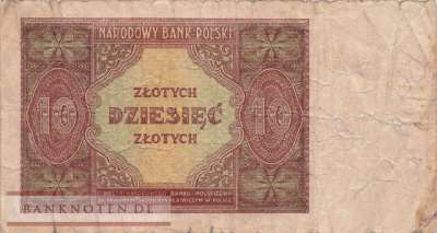 Poland - 10  Zlotych (#126_VG)