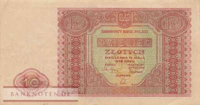 Polen - 10  Zlotych (#126_VF)