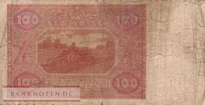 Polen - 100  Zlotych (#129_VG)