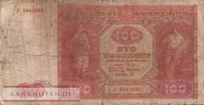 Poland - 100  Zlotych (#129_VG)