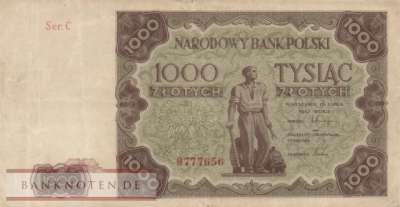 Poland - 1.000  Zlotych (#133_F)