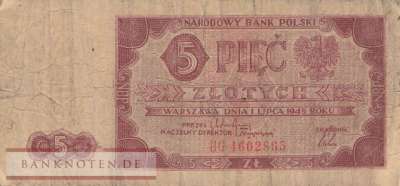 Poland - 5  Zlotych (#135-2_VG)
