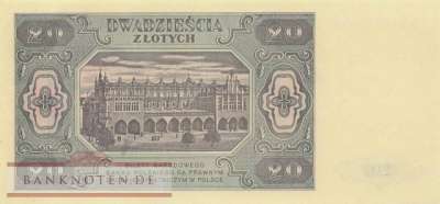 Poland - 20  Zlotych (#137-6_UNC)