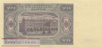 Polen - 20  Zlotych (#137_VF)