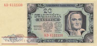Polen - 20  Zlotych (#137_VF)