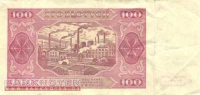 Poland - 100  Zlotych (#139a_VF)
