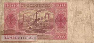 Polen - 100  Zlotych (#139b_VG)