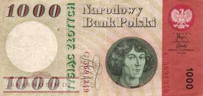 Poland - 1.000  Zlotych (#141a_F)