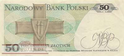 Poland - 50  Zlotych (#142c-88_VF)