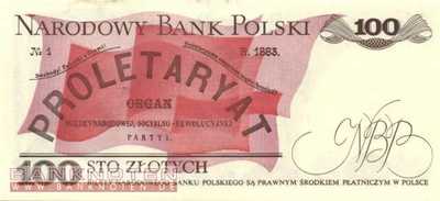 Poland - 100  Zlotych (#143d_UNC)
