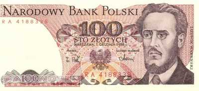 Poland - 100 Zlotych (#143e-88_UNC)