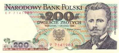 Poland - 200 Zlotych (#144c-88_UNC)