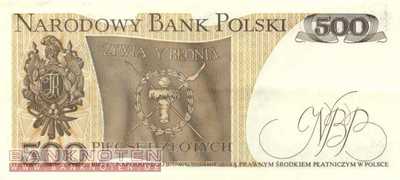 Poland - 500  Zlotych (#145d_XF)
