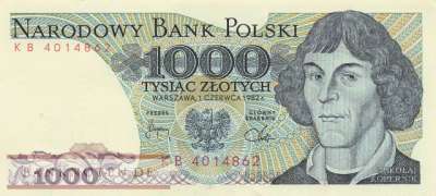 Poland - 1.000  Zlotych (#146c_XF)