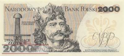 Polen - 2.000  Zlotych (#147b_UNC)