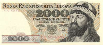 Polen - 2.000  Zlotych (#147c_UNC)