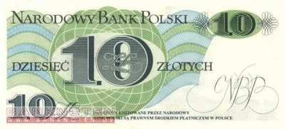 Polen - 10  Zlotych (#148a_UNC)