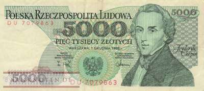 Polen - 5.000  Zlotych (#150c_VF)